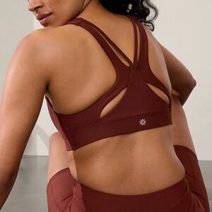Athleta Flex Spacer Bra A-C - medium Cherrywood